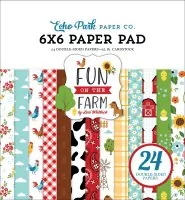 Fun On The Farm - Paper Pad - 6"x6" - Echo Park