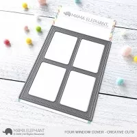 Four Window Cover - Creative Cuts - Mama Elephant