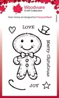 Gingerbread Man - Clear Stamps - Woodware Craft Collection
