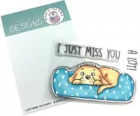 I Just Miss You Puppy - Stempel
