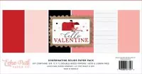 Hello Valentine - Coordinating Solids Set - 12"x12" - Echo Park