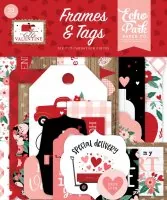 Hello Valentine - Frames & Tags - Die Cut Embellishment - Echo Park Paper Co
