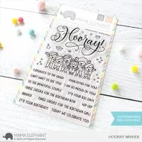 HoorayWishes Clear Stamps Mama Elephant