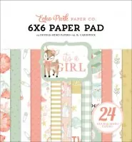 It's A Girl - Paper Pad - 6"x6" - Echo Park