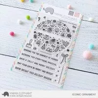 Iconic Ornament - Clear Stamps - Mama Elephant