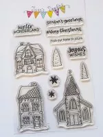 Winter Village - Clear Stamps - Jane's Doodles