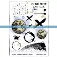 To the moon and back - Rubber Stamps - Katzelkraft