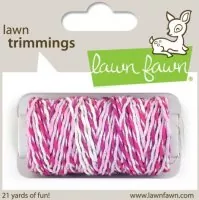 Pretty In Pink Sparkle Cord - Lawn Trimmings