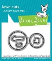 Reveal Wheel Circle Sentiments - Stanzen - Lawn Fawn