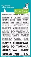 Offset Sayings: Birthday - Stempel - Lawn Fawn