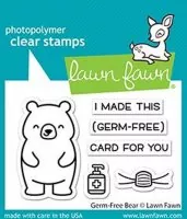 Germ-Free Bear - Stempel - Lawn Fawn