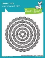 Just Stitching Scalloped Circles - Stanzen - Lawn Fawn