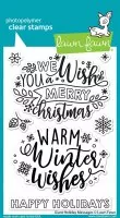 Giant Holiday Messages - Stempel - Lawn Fawn