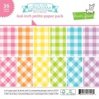 Gotta Have Gingham Rainbow - Petite Paper Pack - 6"x6" - Lawn Fawn