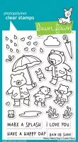 Beary Rainy Day - Stempel - Lawn Fawn