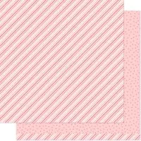 Stripes 'n' Sprinkles - Pink Pow - Designpapier - 12"x12" - Lawn Fawn
