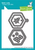Honeycomb Shaker Gift Tag - Stanzen - Lawn Fawn
