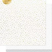 Let It Shine Starry Skies - Twinkling White - Designpapier - 12"x12" - Lawn Fawn