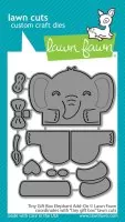 Tiny Gift Box Elephant Add-On - Stanzen - Lawn Fawn