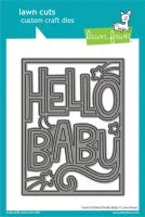 Giant Outlined Hello Baby - Stanzen - Lawn Fawn