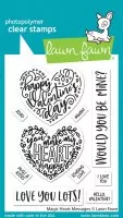Magic Heart Messages - Stempel - Lawn Fawn