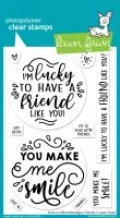 Give It A Whirl Messages: Friends - Stempel - Lawn Fawn