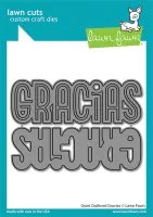 Giant Outlined Gracias - Stanzen - Lawn Fawn