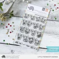 Little Reindeer Agenda - Clear Stamps - Mama Elephant