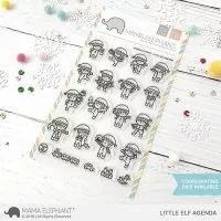 Little Elf Agenda - Clear Stamps - Mama Elephant
