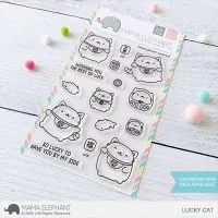 Lucky Cat - Clear Stamps - Mama Elephant