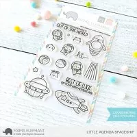 Little Agenda Spaceship - Clear Stamps - Mama Elephant