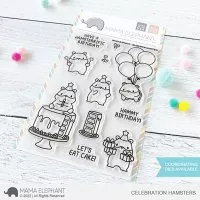 Celebration Hamsters - Clear Stamps - Mama Elephant