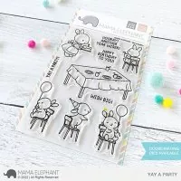 Yay A Party - Clear Stamps - Mama Elephant