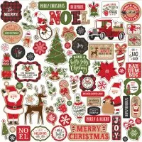 My Favorite Christmas - Element Stickers - Echo Park Paper Co