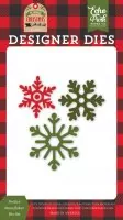Festive Snowflakes Die Set - Stanzen - Echo Park