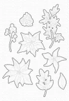 Pretty Poinsettias - Stanzen - My Favorite Things