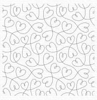 Never-Ending Love Background Hintergrund Stempel Rubber Stamp My Favorite Things