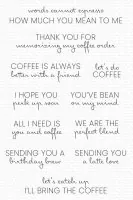 Coffee Order - Clear Stamps - My Favorite Things