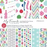 Colorful Christmas - 6"x6" - Paper Pad - My Favorite Things
