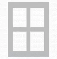 Window Panes - Schablone - My Favorite Things