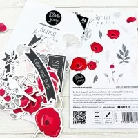 Die Cut - Spring Poppies - Embellishment - ModaScrap