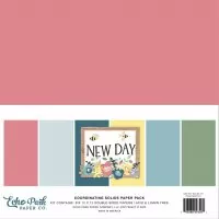 New Day - Coordinating Solids Set - 12"x12" - Echo Park