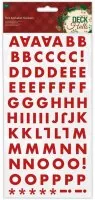 Felt Alphabet Stickers Rot - Papermania/Docraft