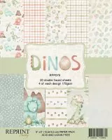 Dinos collection 6x6 inch paper pack