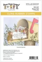 House-Mouse - Mouse Mail - Rubber Stamps - Spellbinders
