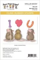 House-Mouse - We Heart You - Rubber Stamps - Spellbinders