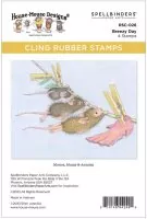 House-Mouse - Breezy Day - Rubber Stamps - Spellbinders