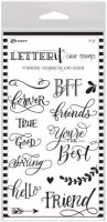 Ranger - Letter It - Clear Stamps - Friendship
