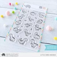 Little Dino Agenda - Clear Stamps - Mama Elephant