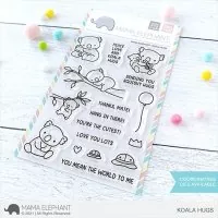 Koala Hugs - Clear Stamps - Mama Elephant